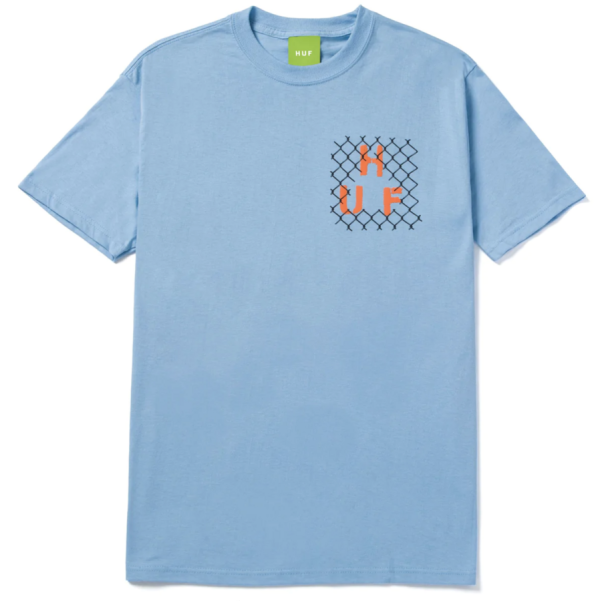 Футболка HUF SU22 Trespass light blue