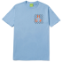 HUF SU22 Trespass light tee blue