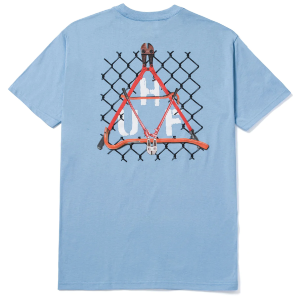 Футболка HUF SU22 Trespass light blue