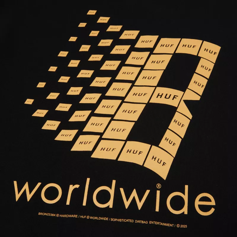 Світшот HUF X Bronze HO24 crewneck black