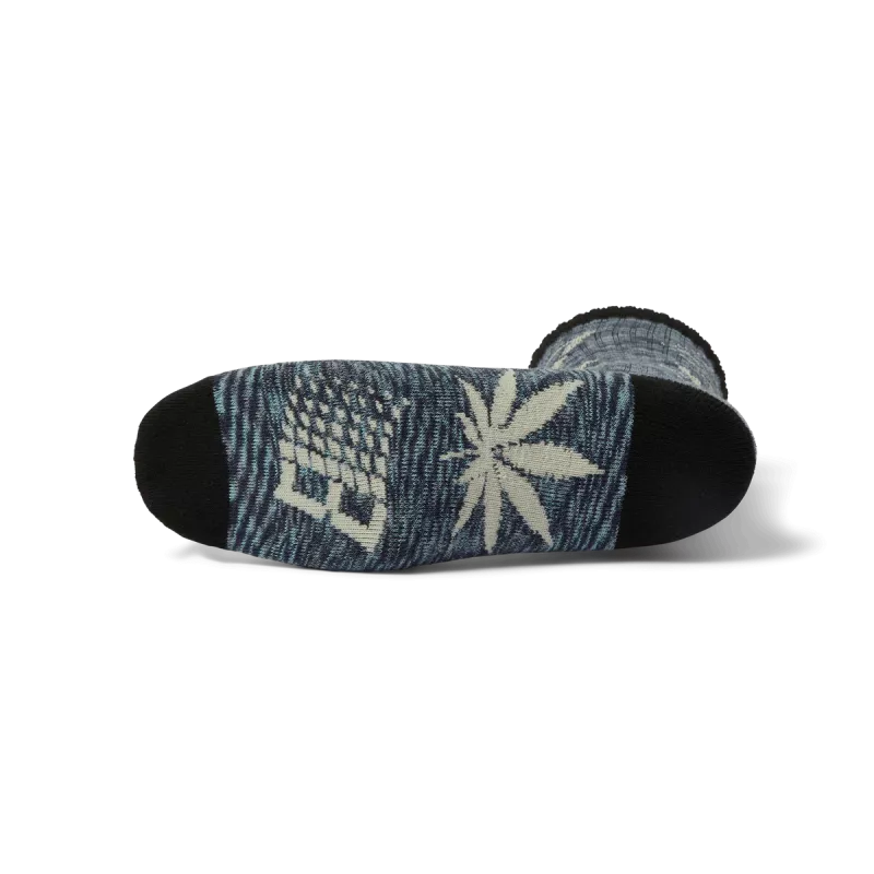 Шкарпетки HUF X Bronze HO24 Plantlife marled sock black
