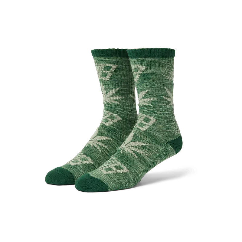 Шкарпетки HUF X Bronze HO24 Plantlife marled sock green