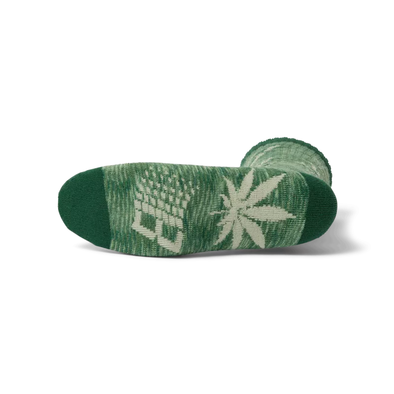 Шкарпетки HUF X Bronze HO24 Plantlife marled sock green