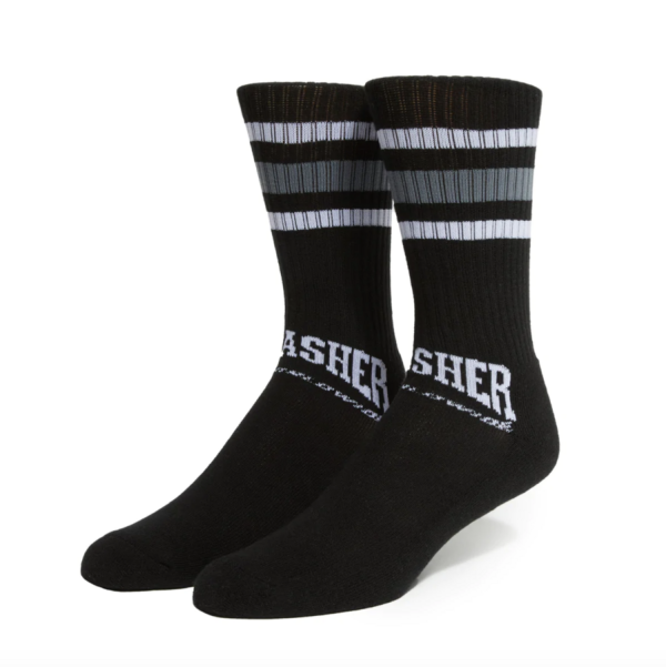 Шкарпетки HUF X Thrasher Center field black