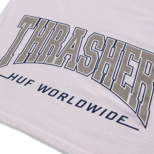 Футболка HUF X Thrasher SU22 High point white