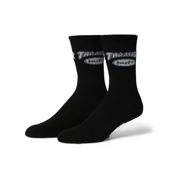 Шкарпетки HUF X Thrasher logo black