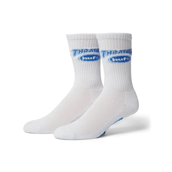 Шкарпетки HUF X Thrasher logo white