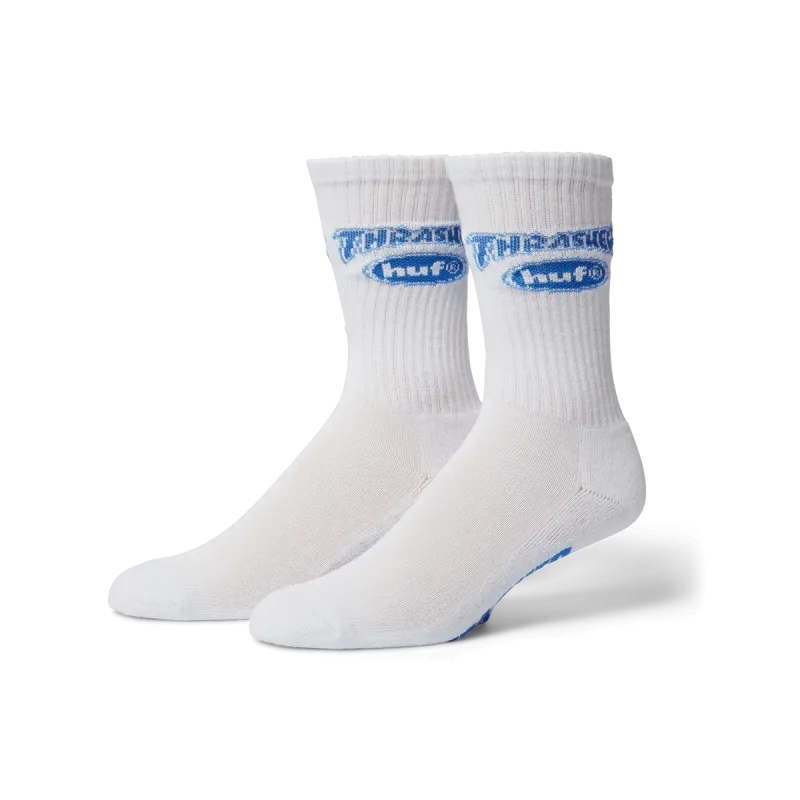 Шкарпетки HUF X Thrasher logo white
