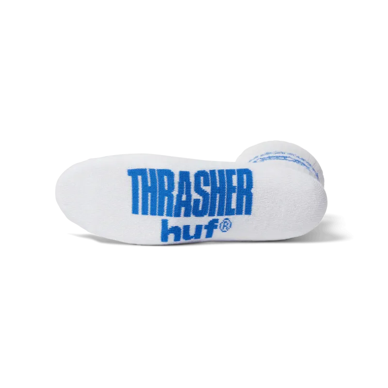 Шкарпетки HUF X Thrasher logo white