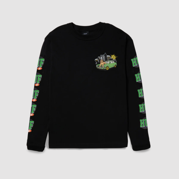 Лонгслів HUF SU23 97 ls black