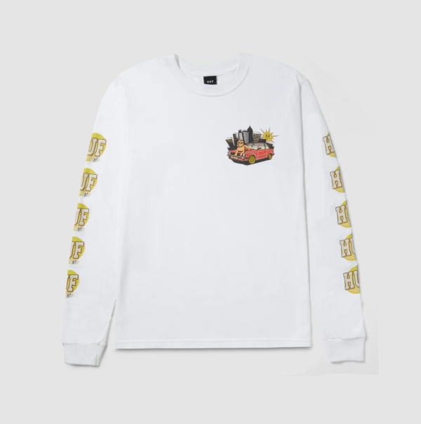 Лонгслів HUF SU23 97 ls white
