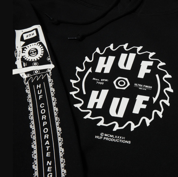 Худі HUF HO23 Buzzkill hoodie black