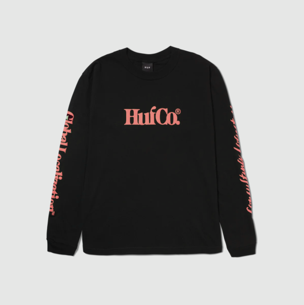 Лонгслів HUF SU23 CO ls black