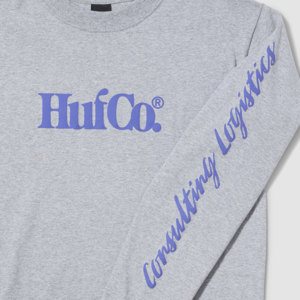Лонгслів HUF SU23 CO ls heather grey