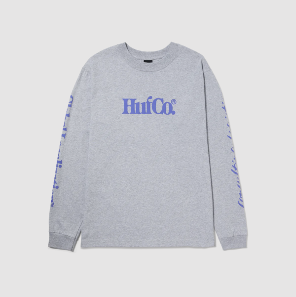 Лонгслів HUF SU23 CO ls heather grey