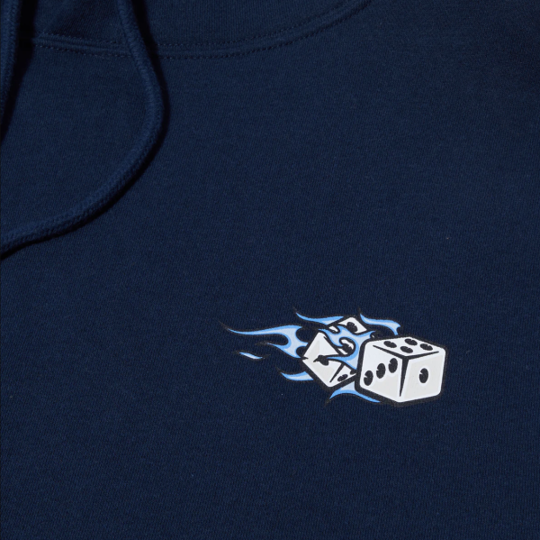 Худі HUF SP23 Dicey pullover hoodie navy