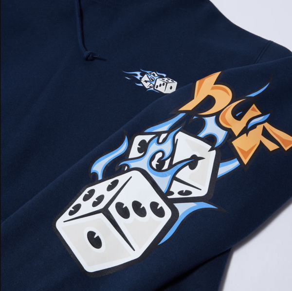 Худі HUF SP23 Dicey pullover hoodie navy