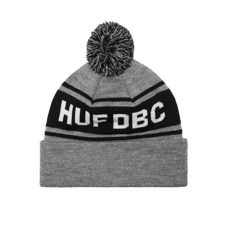 Шапка Huf SF DBC Pom beanie grey heather