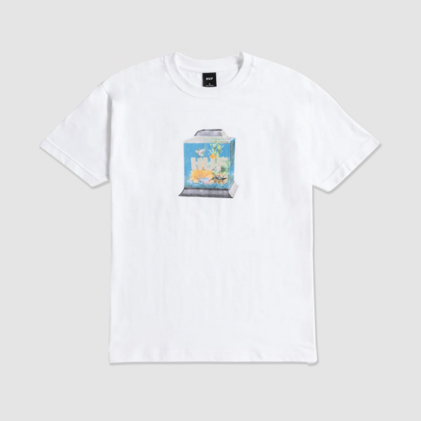 Футболка HUF SU23 Fishtankin' white