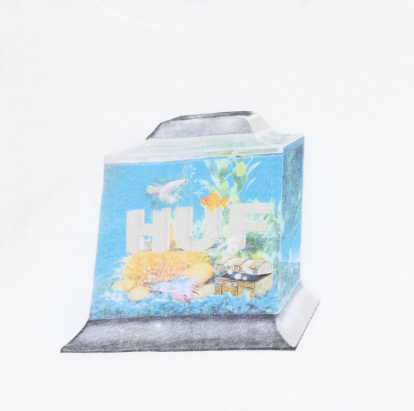 Футболка HUF SU23 Fishtankin' white