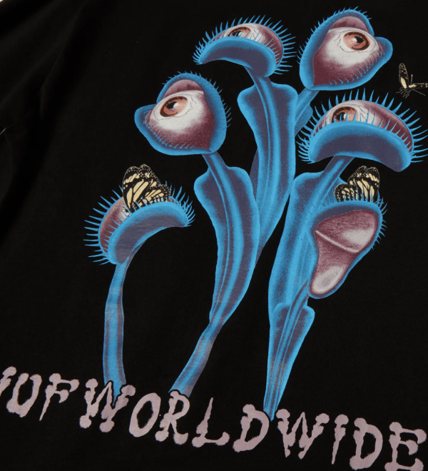 Футболка HUF SU24 Fly Trap tee black