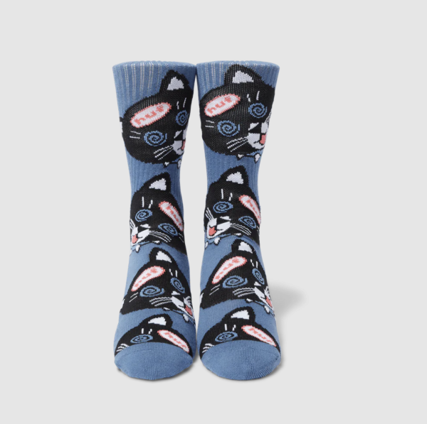 Шкарпетки HUF HO23 Hypno cat vintage violet