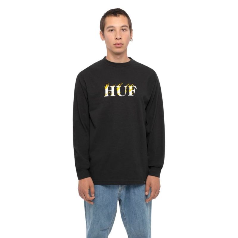 Лонгслів HUF FA19 Phoenix ls tee black