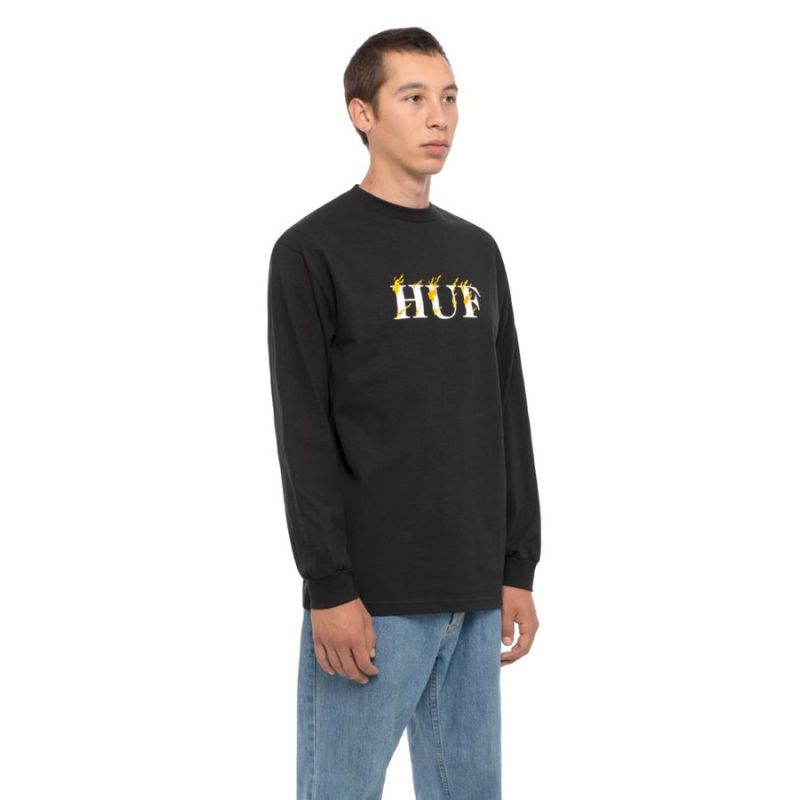 Лонгслів HUF FA19 Phoenix ls tee black