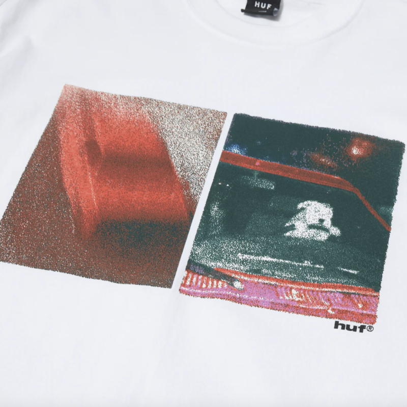 Лонгслів HUF HO23 Red means go ls white