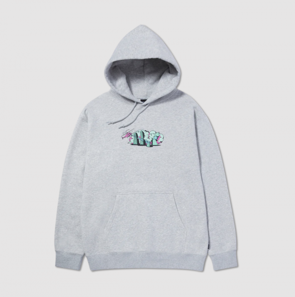 Худі HUF SU23 Street level heather grey