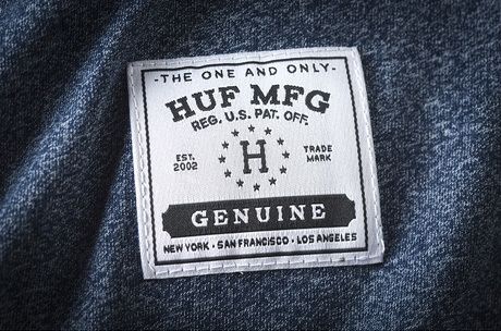 Футболка HUF Premium heather henley