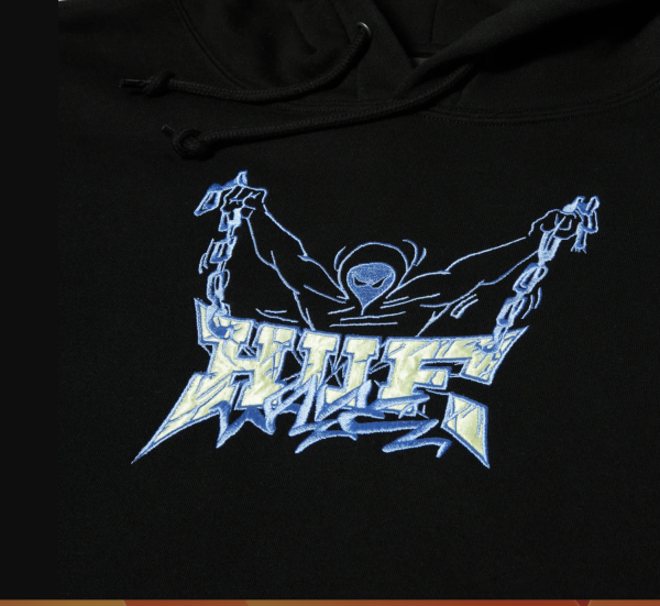 Худі HUF SP24 Zine hoodie black