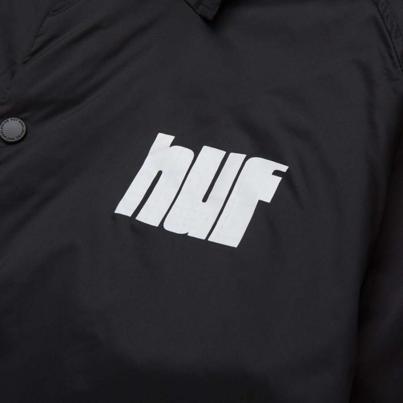 Куртка HUF HO21 Hydrate zip coaches jacket black