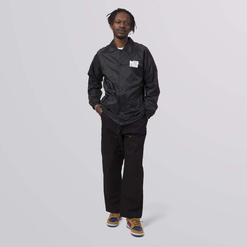 Куртка HUF HO21 Hydrate zip coaches jacket black