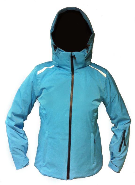 Жіноча куртка Volkl Black Gold jacket cyan