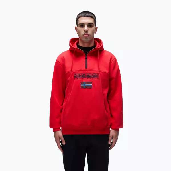 Худі Napapijri Burgee red goji