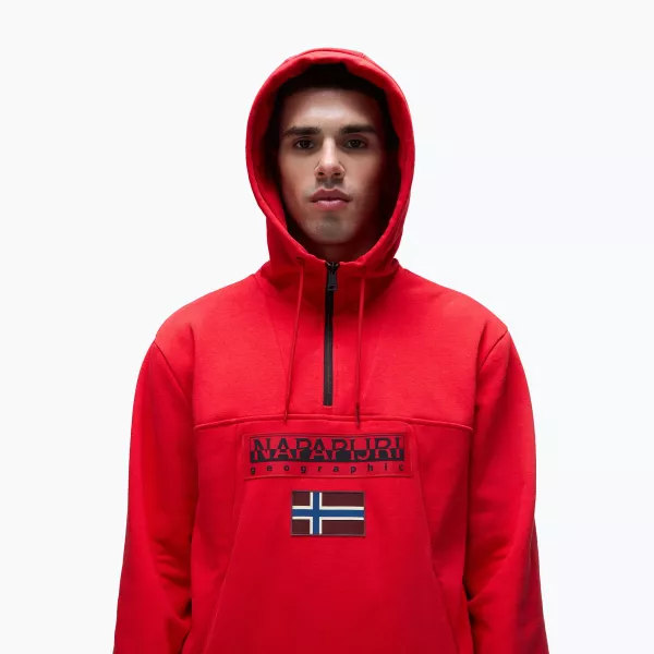 Худі Napapijri Burgee red goji