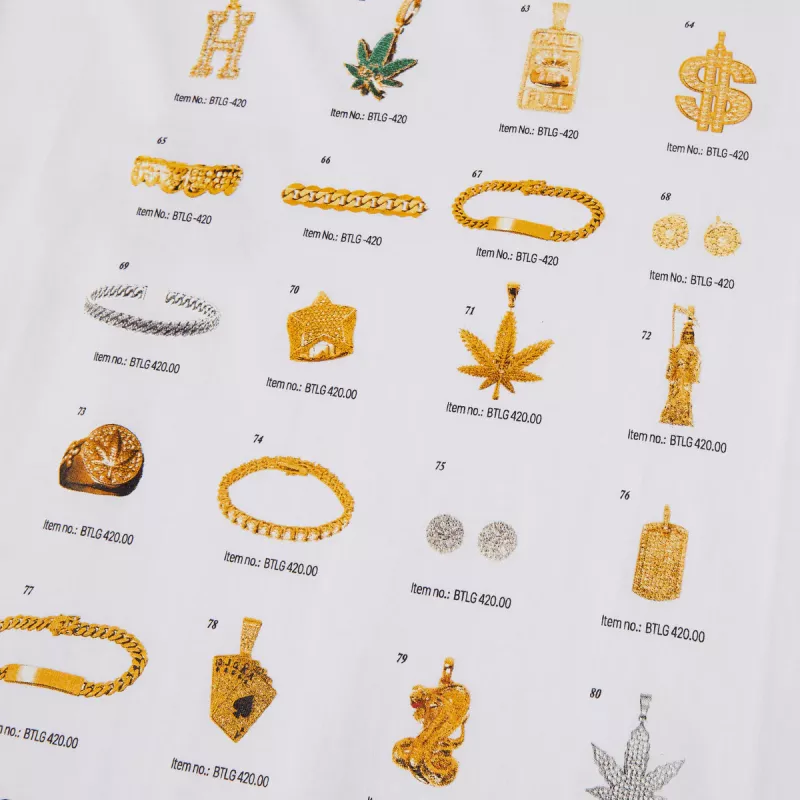 Лонгслів HUF SP25 Jewelry white