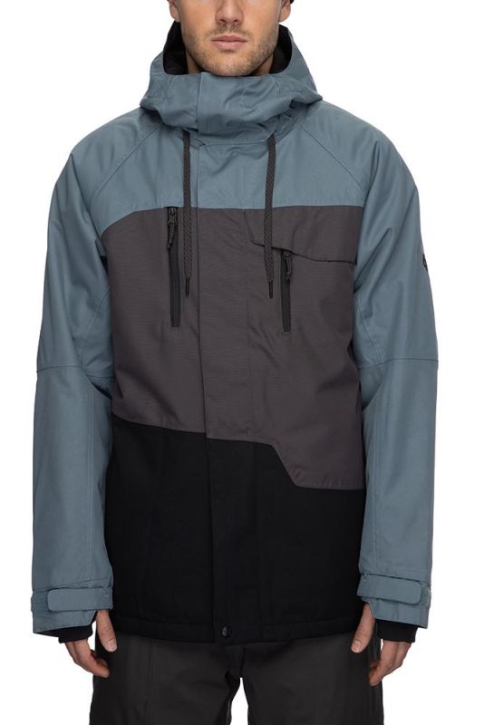 Сноубордична куртка 686 Geo Insulated goblin blue Clrblk