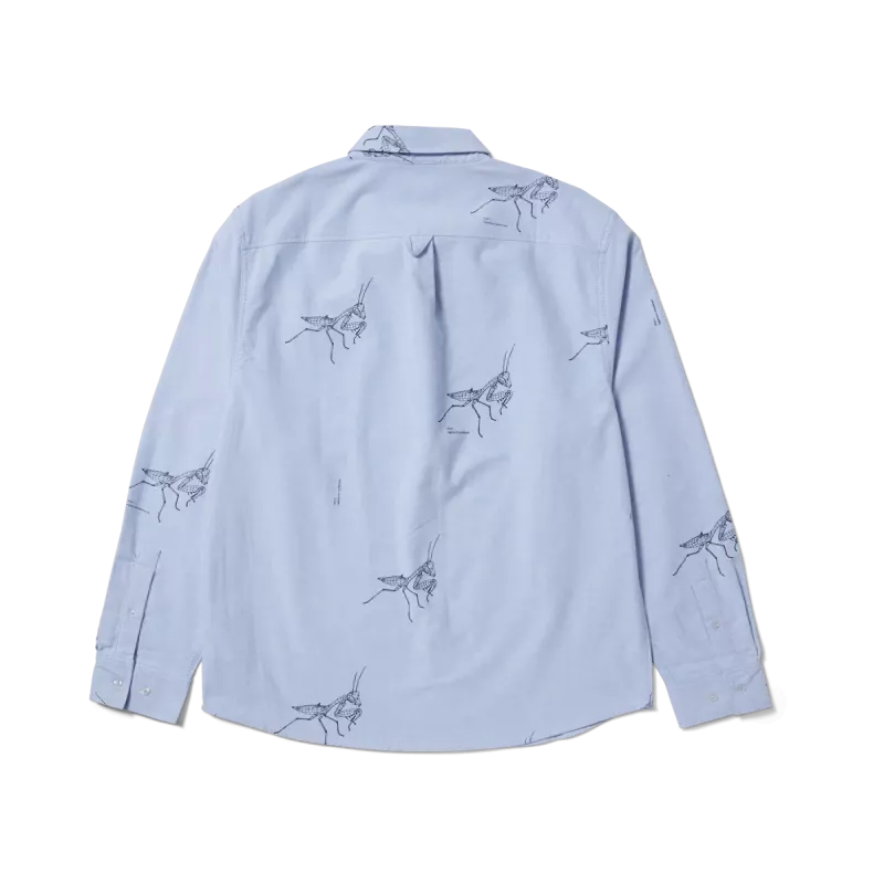 Сорочка HUF HO24 Mantis Oxford shirt blue