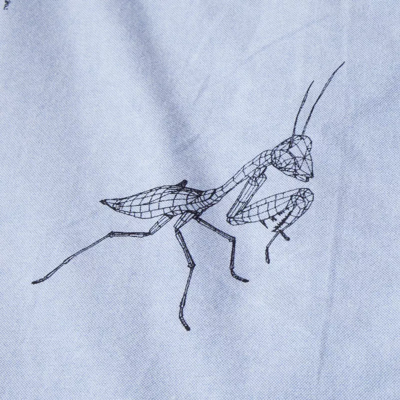 Сорочка HUF HO24 Mantis Oxford shirt blue