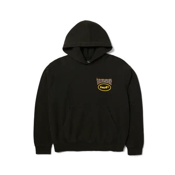 Худі HUF x Thrasher Meltdown Heavyweight hoodie black