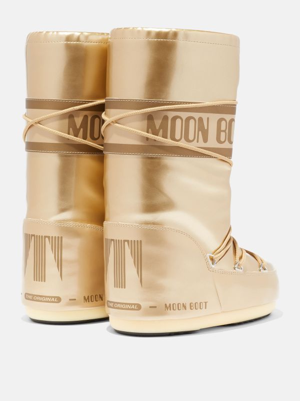 Дитячі мунбути Tecnica Moon Boot Vinil Met gold junior