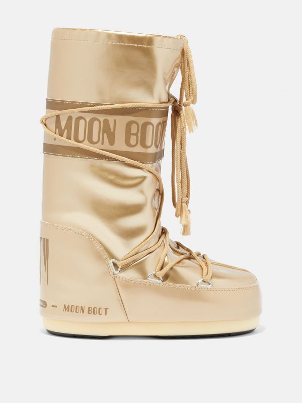Дитячі мунбути Tecnica Moon Boot Vinil Met gold junior