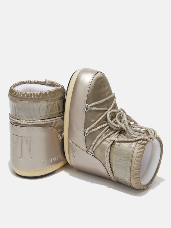 Низькі мунбути Tecnica Moon Boot Icon low glance platinum