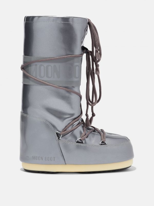Дитячі мунбути Tecnica Moon Boot Vinil Met silver junior