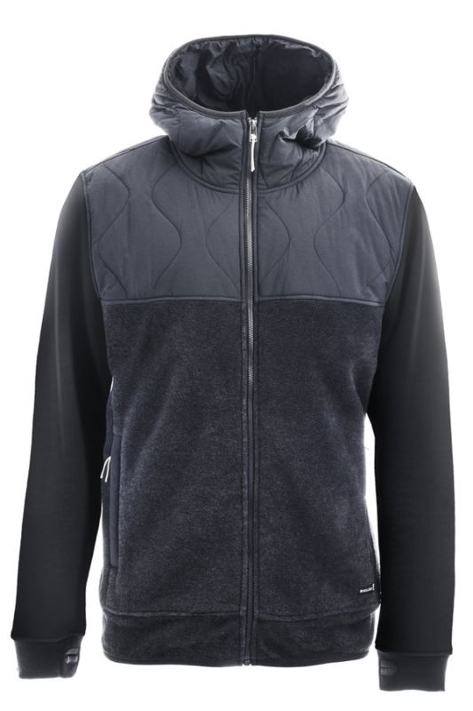 Fleece jacket Holden Men's Sherpa Hybrid Zip Up black