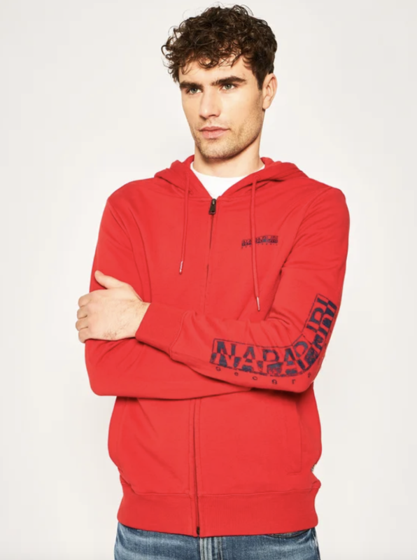 Зіп-худі Napapijri Bolanos bright red