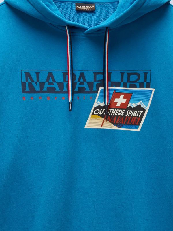 Худи Napapijri B-Portalet blue saphire