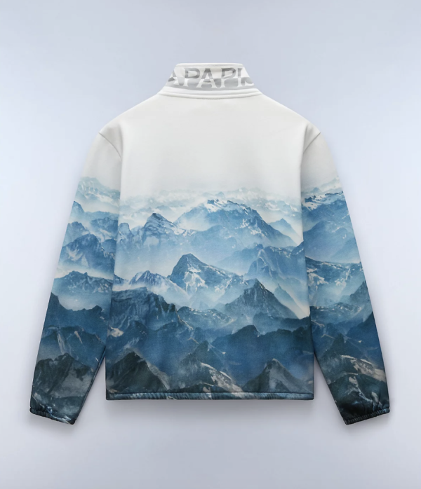 Зіп Napapijri Dunnern Full-Zip white blue
